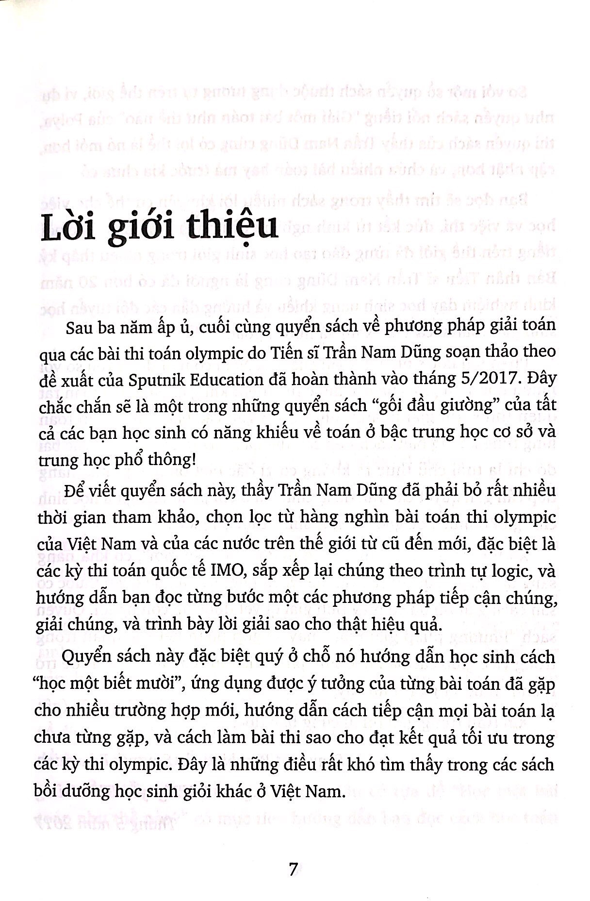 phương pháp giải toán qua các bài toán olympic (tái bản 2023) - Ảnh 6