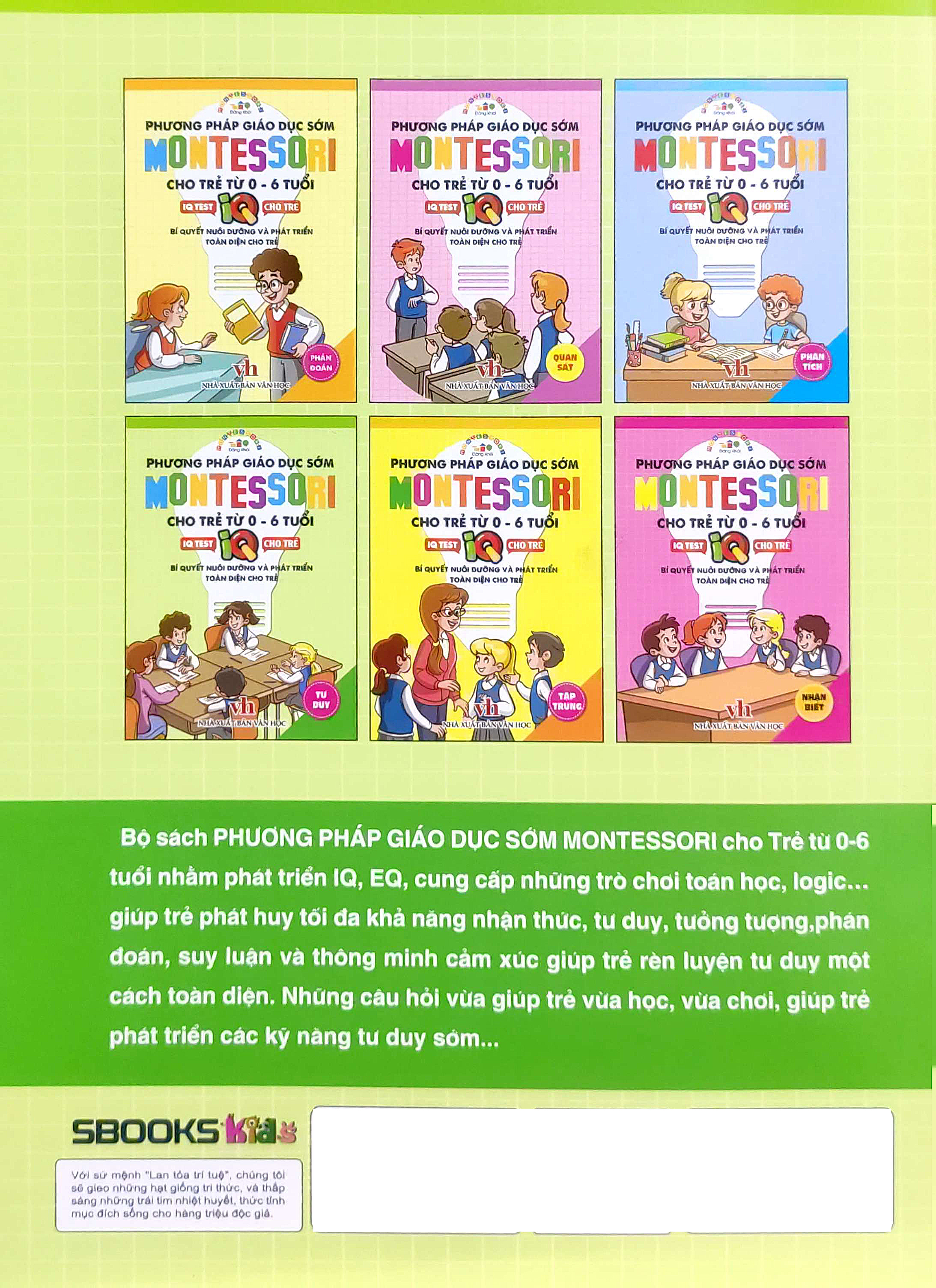 phương pháp giáo dục sớm montesori cho trẻ từ 0 - 6 tuổi - tư duy - Ảnh 6