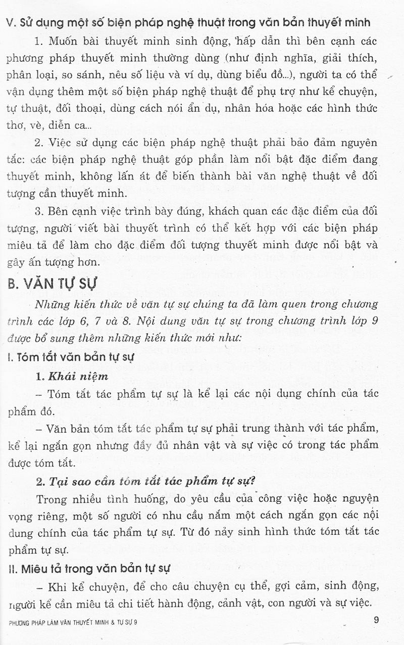 phương pháp làm văn thuyết minh & tự sự 9 - Ảnh 10