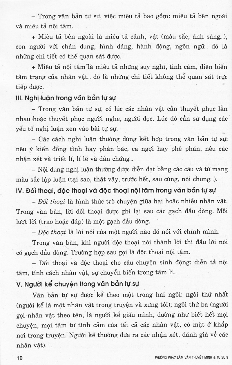 phương pháp làm văn thuyết minh & tự sự 9 - Ảnh 11