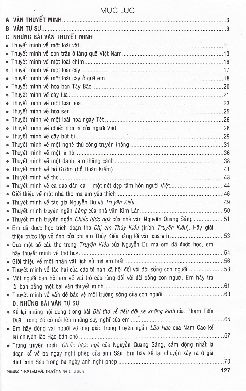 phương pháp làm văn thuyết minh & tự sự 9 - Ảnh 2