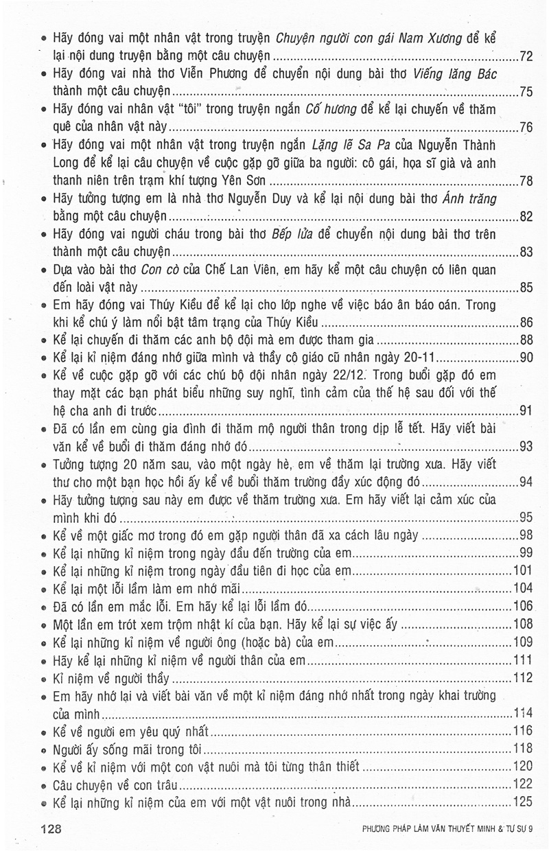 phương pháp làm văn thuyết minh & tự sự 9 - Ảnh 3