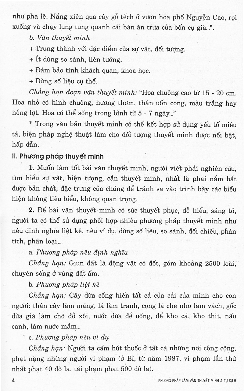 phương pháp làm văn thuyết minh & tự sự 9 - Ảnh 5