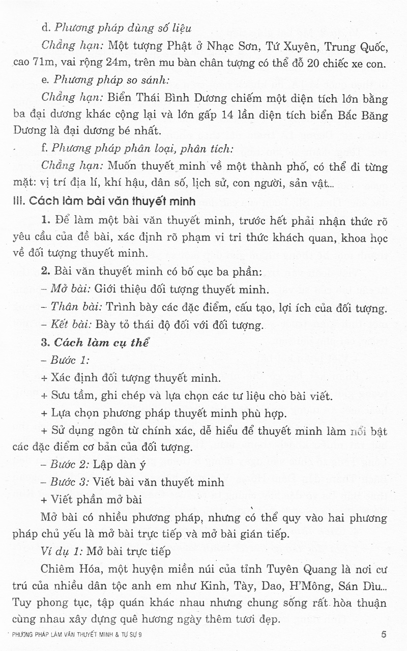 phương pháp làm văn thuyết minh & tự sự 9 - Ảnh 6