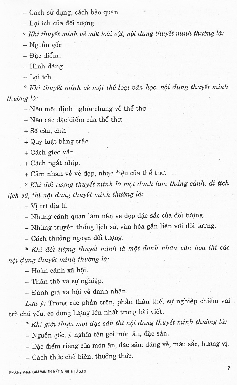 phương pháp làm văn thuyết minh & tự sự 9 - Ảnh 8