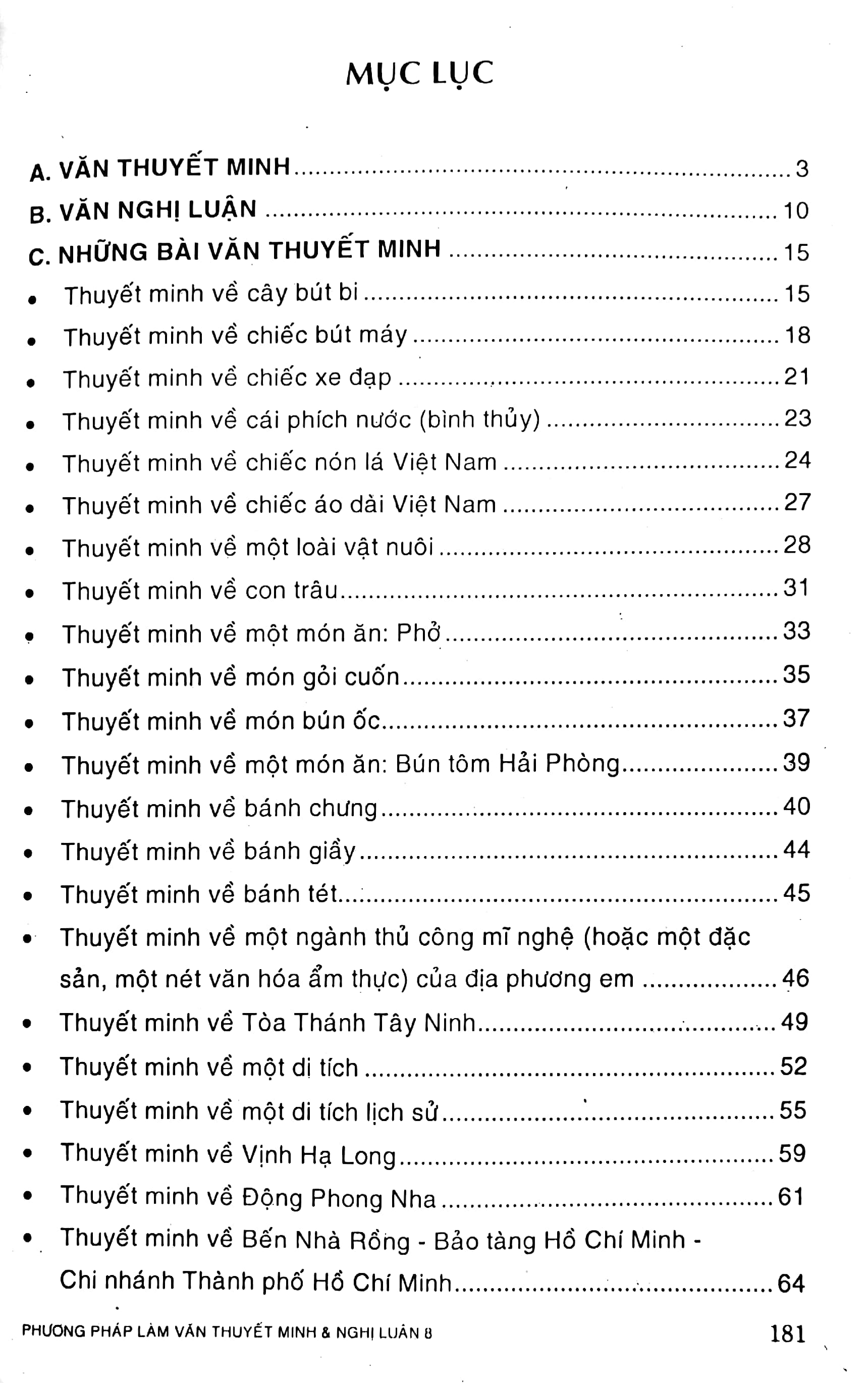 phương pháp làm văn thuyết minh và nghị luận 8 - Ảnh 3