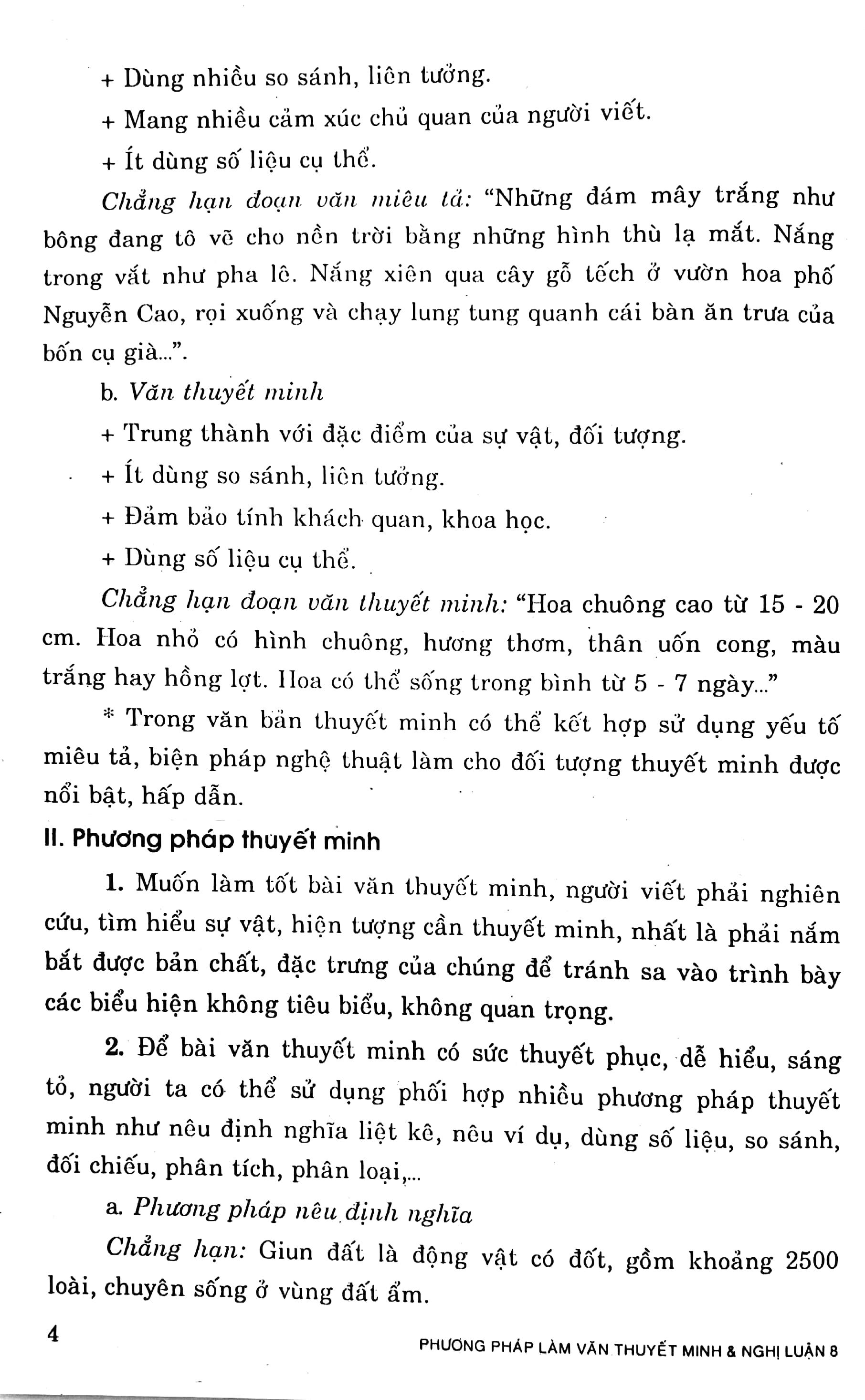 phương pháp làm văn thuyết minh và nghị luận 8 - Ảnh 5
