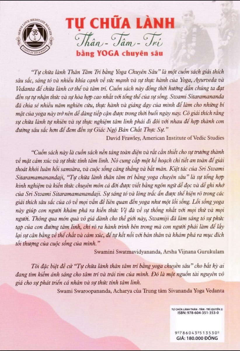 phương pháp sức khoẻ toàn diện của yoga cổ điển - tự chữa lành thân-tâm-trí bằng yoga chuyên sâu - quyển 2 - Ảnh 9