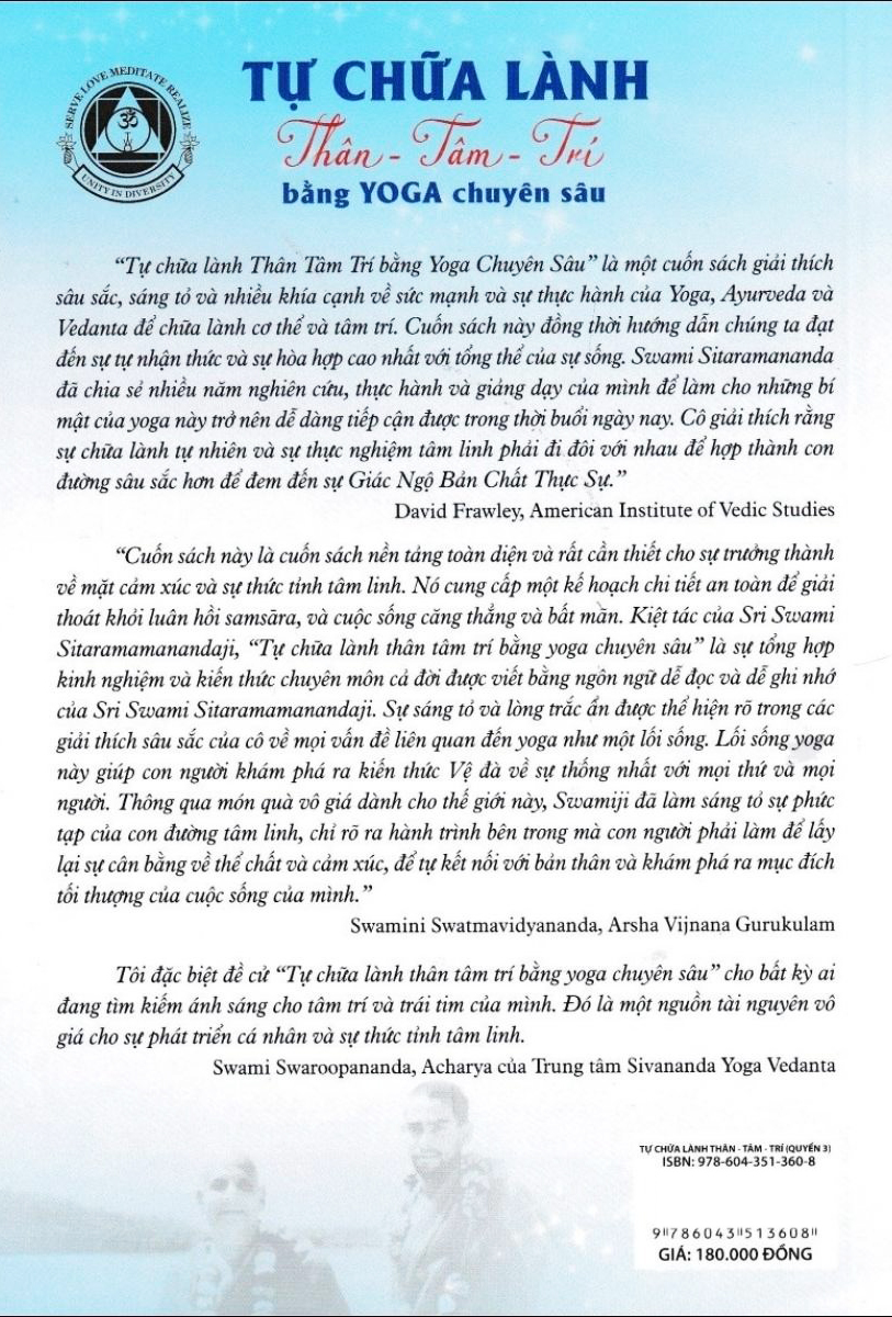 phương pháp sức khoẻ toàn diện của yoga cổ điển - tự chữa lành thân-tâm-trí bằng yoga chuyên sâu - quyển 3 - Ảnh 9