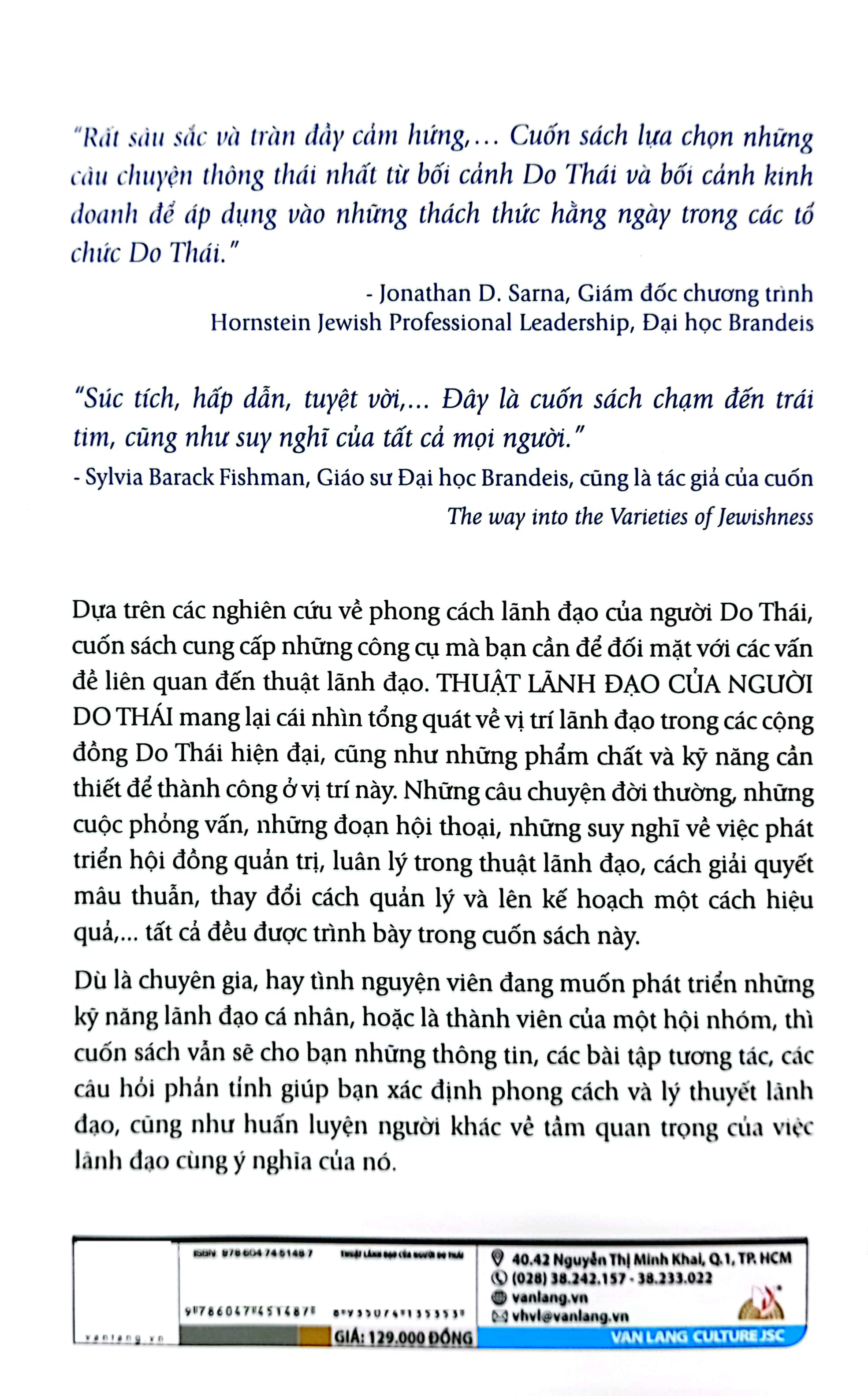 phương pháp thực tế để tạo dựng doanh nghiệp vững mạnh - thuật lãnh đạo của người do thái (tái bản 2024) - Ảnh 11