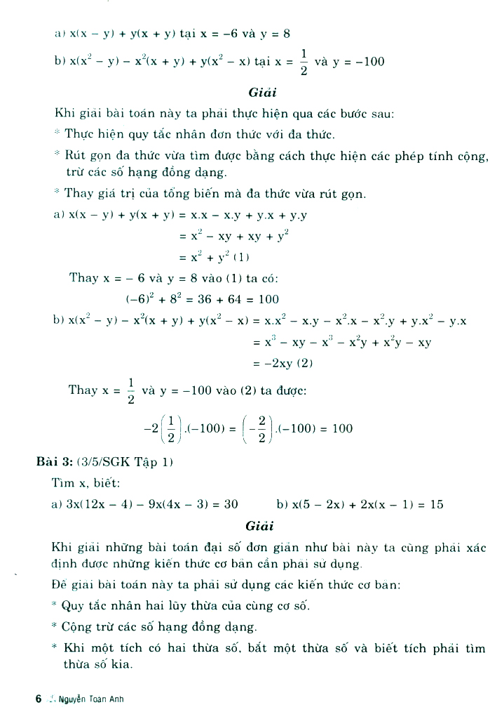 phương pháp tư duy tìm cách giải toán đại số 8 (dùng chung cho các bộ sgk hiện hành) - Ảnh 7
