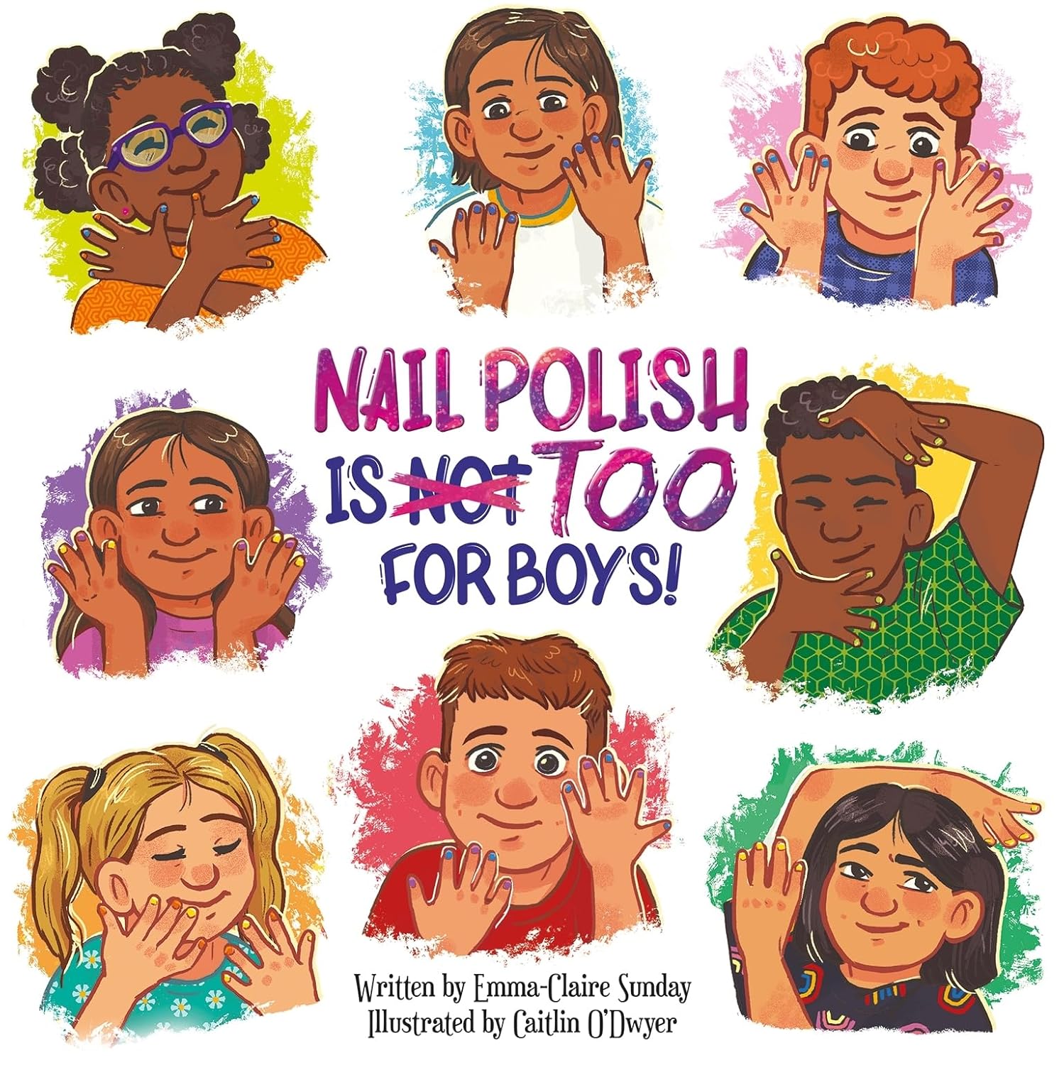 Picture Book Square Standard - Nail Polish Is Too For Boys - Ảnh 2