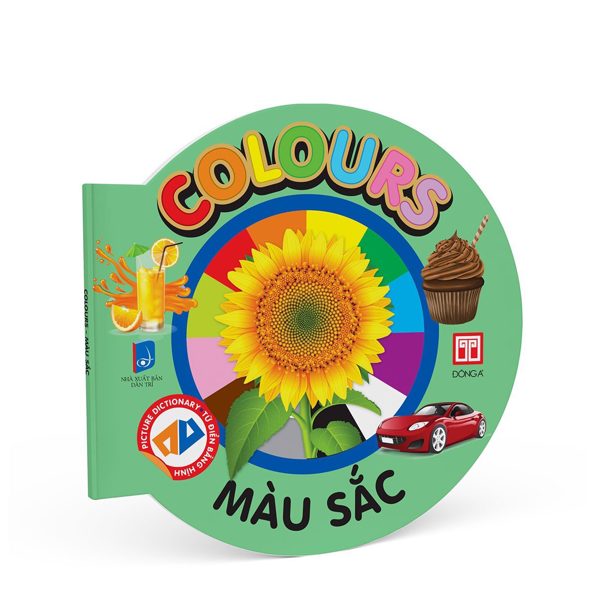 picture dictionary - từ điển bằng hình - colours - màu sắc - bìa cứng - Ảnh 2