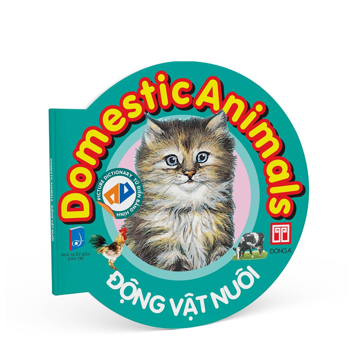 picture dictionary - từ điển bằng hình - domestic animals - động vật nuôi - bìa cứng (tái bản 2023) - Ảnh 2