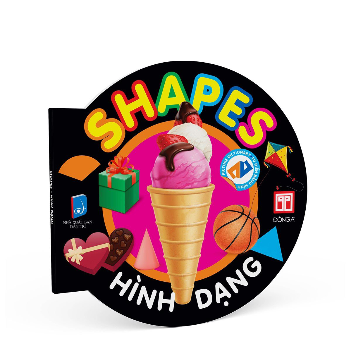 picture dictionary - từ điển bằng hình - shapes - hình dạng - bìa cứng - Ảnh 2