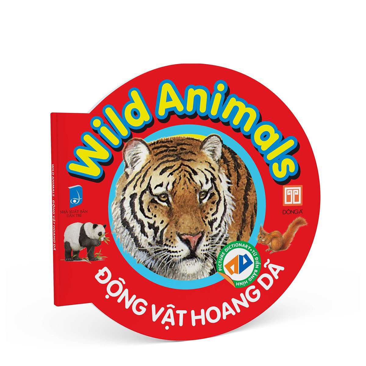 picture dictionary - từ điển bằng hình - wild animails - động vật hoang dã - bìa cứng (tái bản 2023) - Ảnh 2