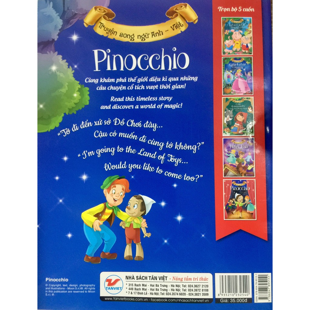 pinocchio - truyện song ngữ anh - việt - Ảnh 4