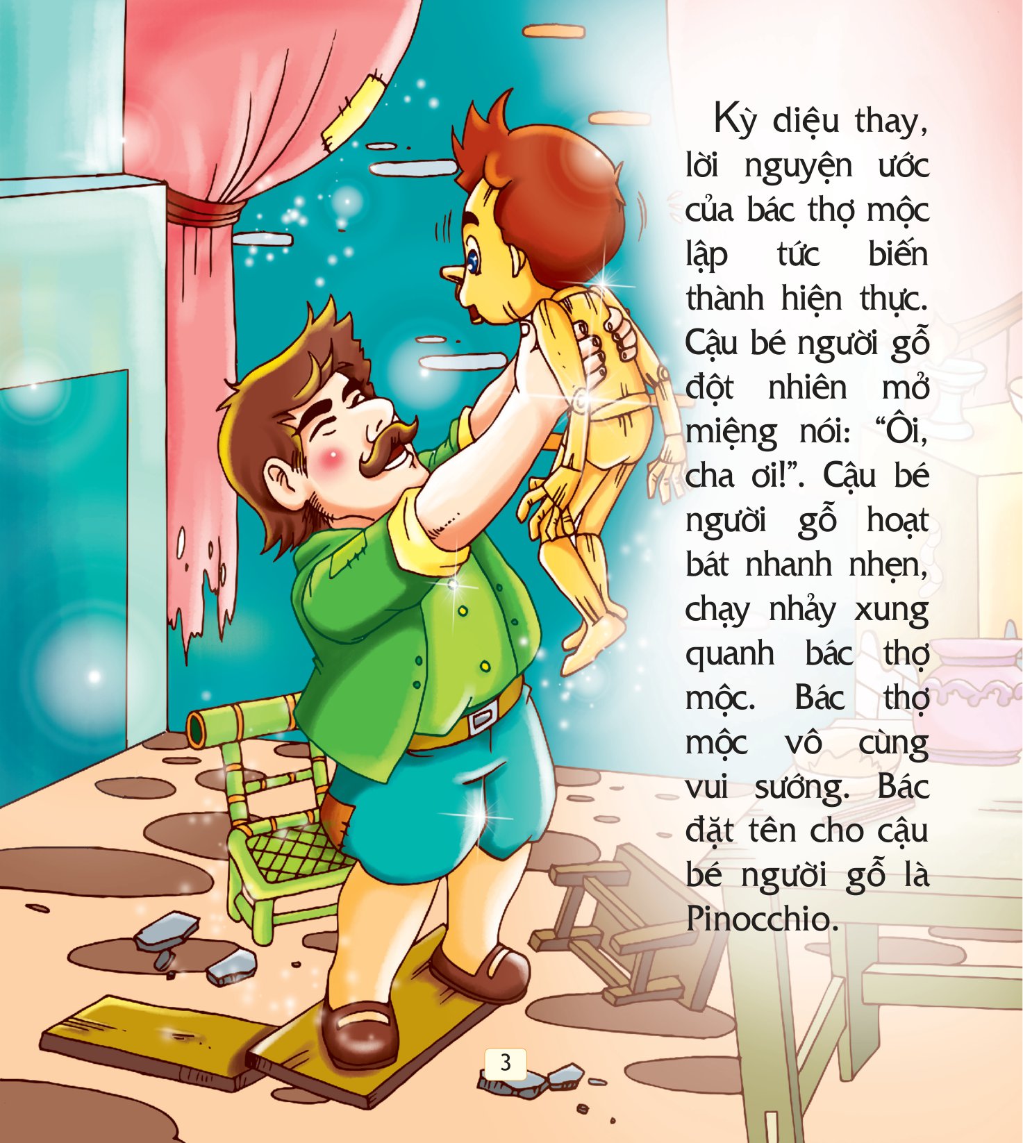 pinochio cậu bé người gỗ - truyện cổ tích thế giới hay nhất (tái bản 2018) - Ảnh 4