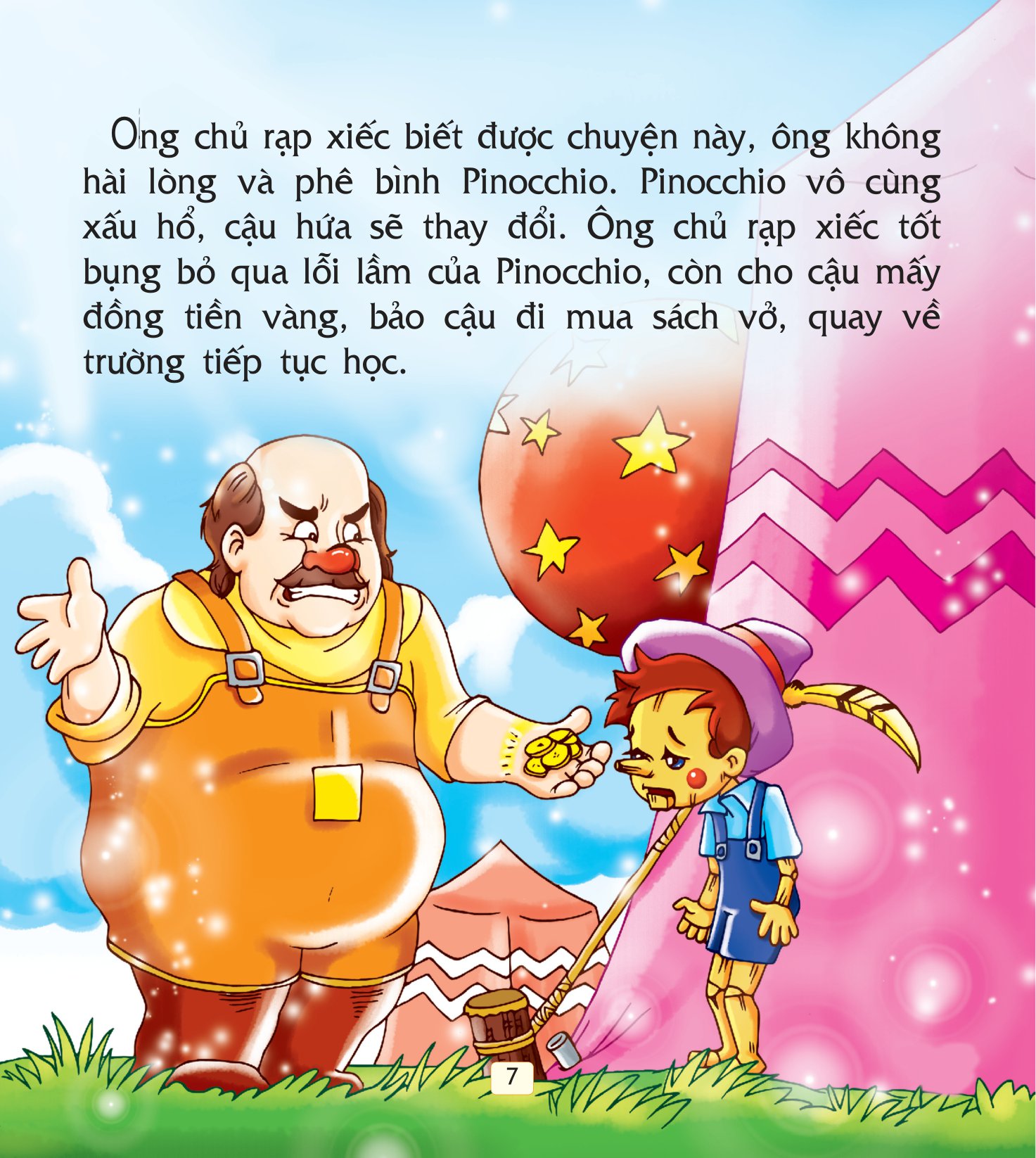 pinochio cậu bé người gỗ - truyện cổ tích thế giới hay nhất (tái bản 2018) - Ảnh 8