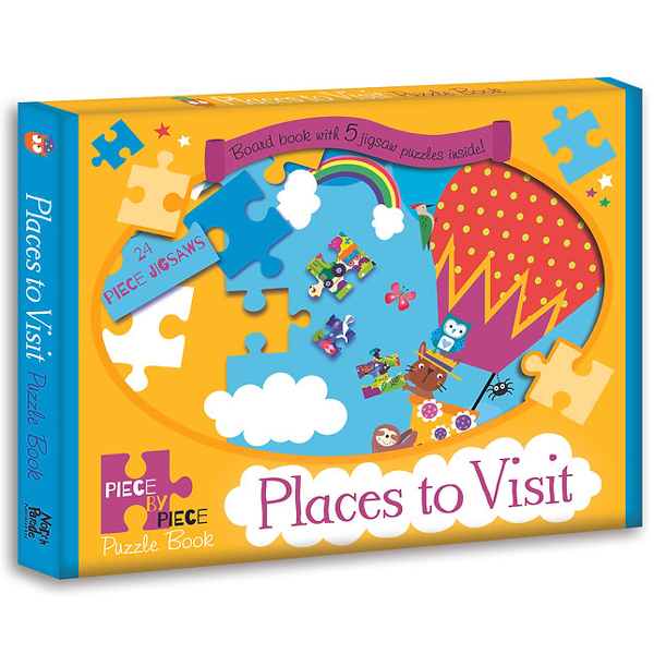 places to visit - piece by piece puzzle book - Ảnh 2