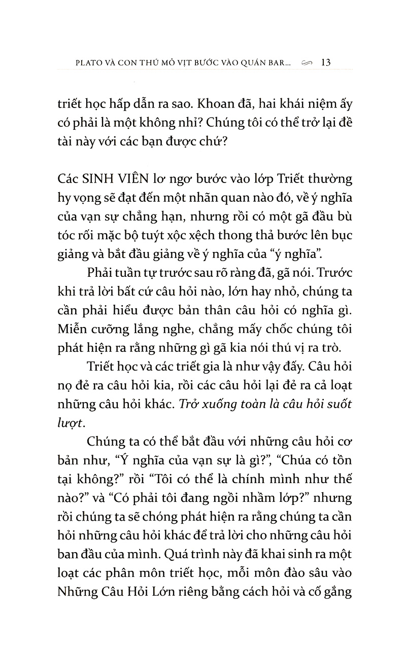 plato và con thú mỏ vịt bước vào quán bar…(tái bản 2018) - Ảnh 9