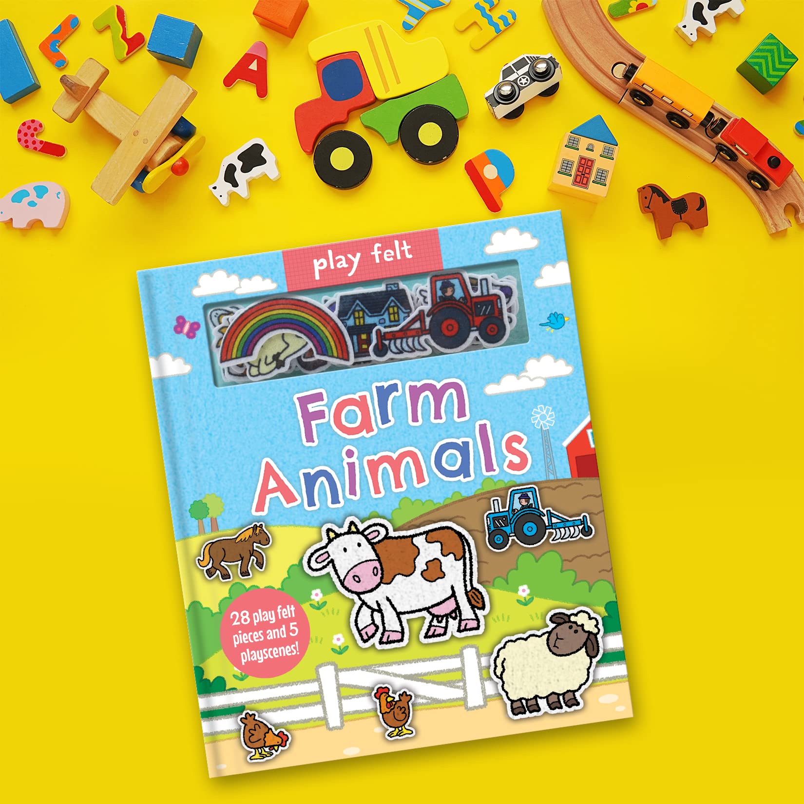 play felt - farm animals - Ảnh 2