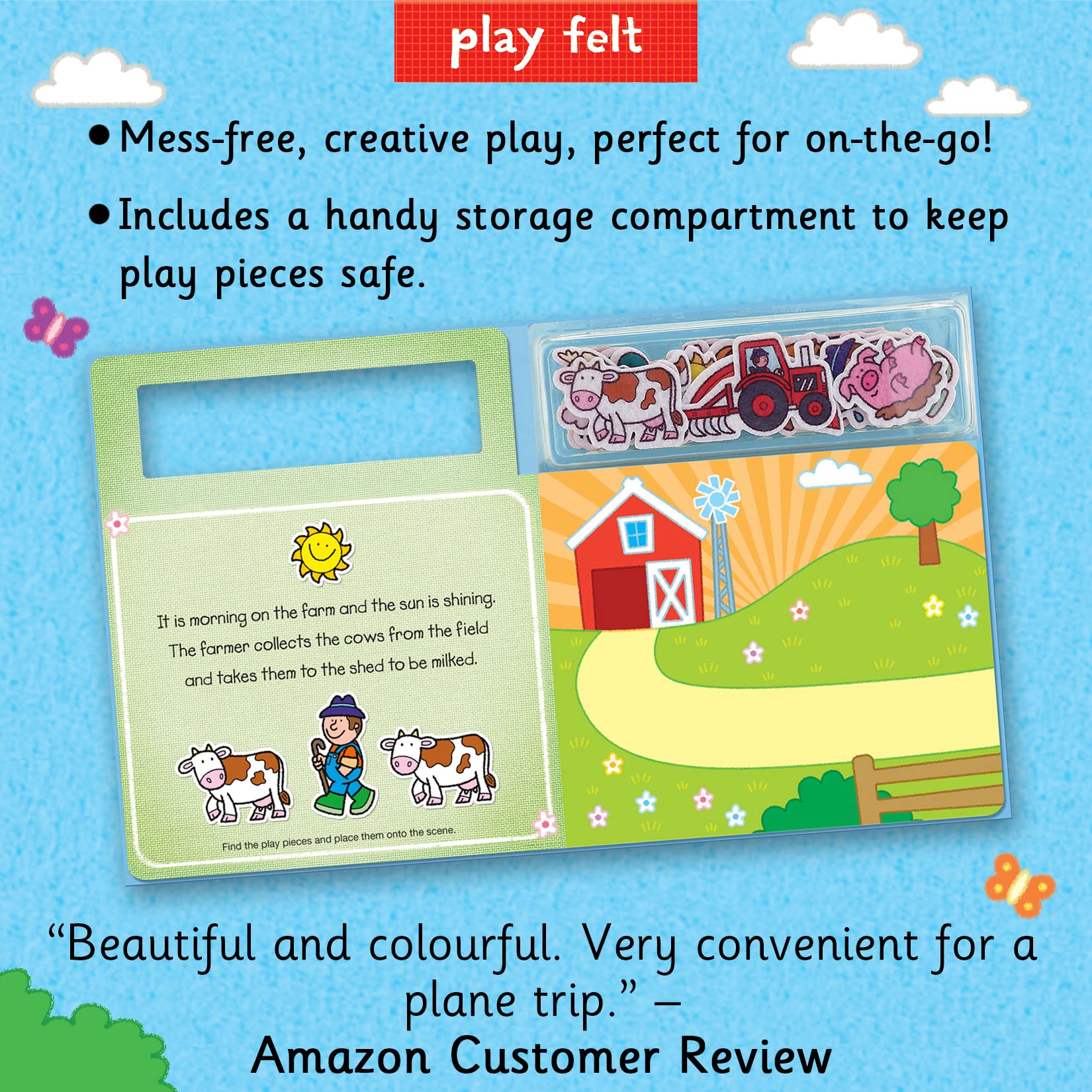 play felt - farm animals - Ảnh 6