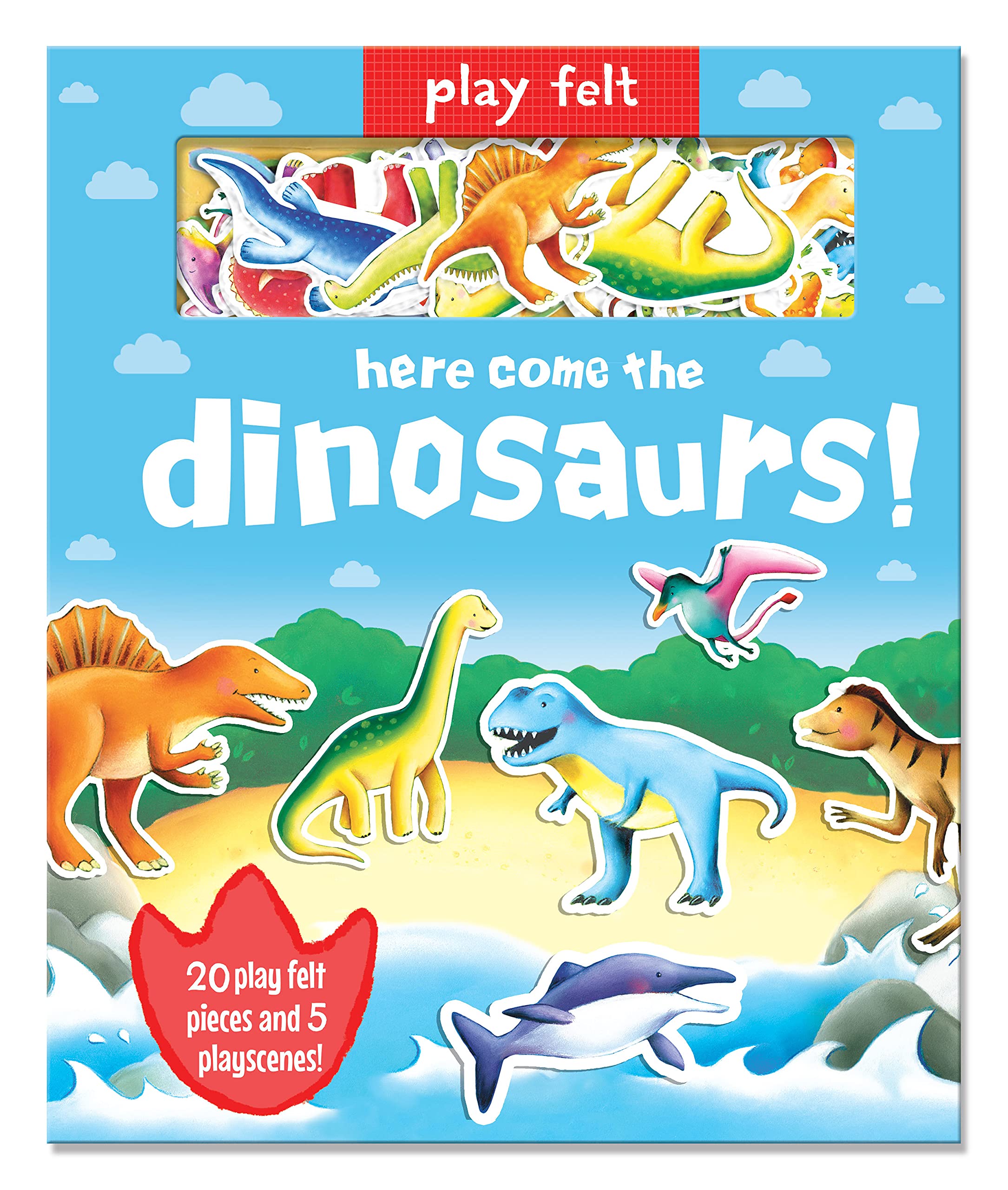 play felt - here come the dinosaurs! - Ảnh 2