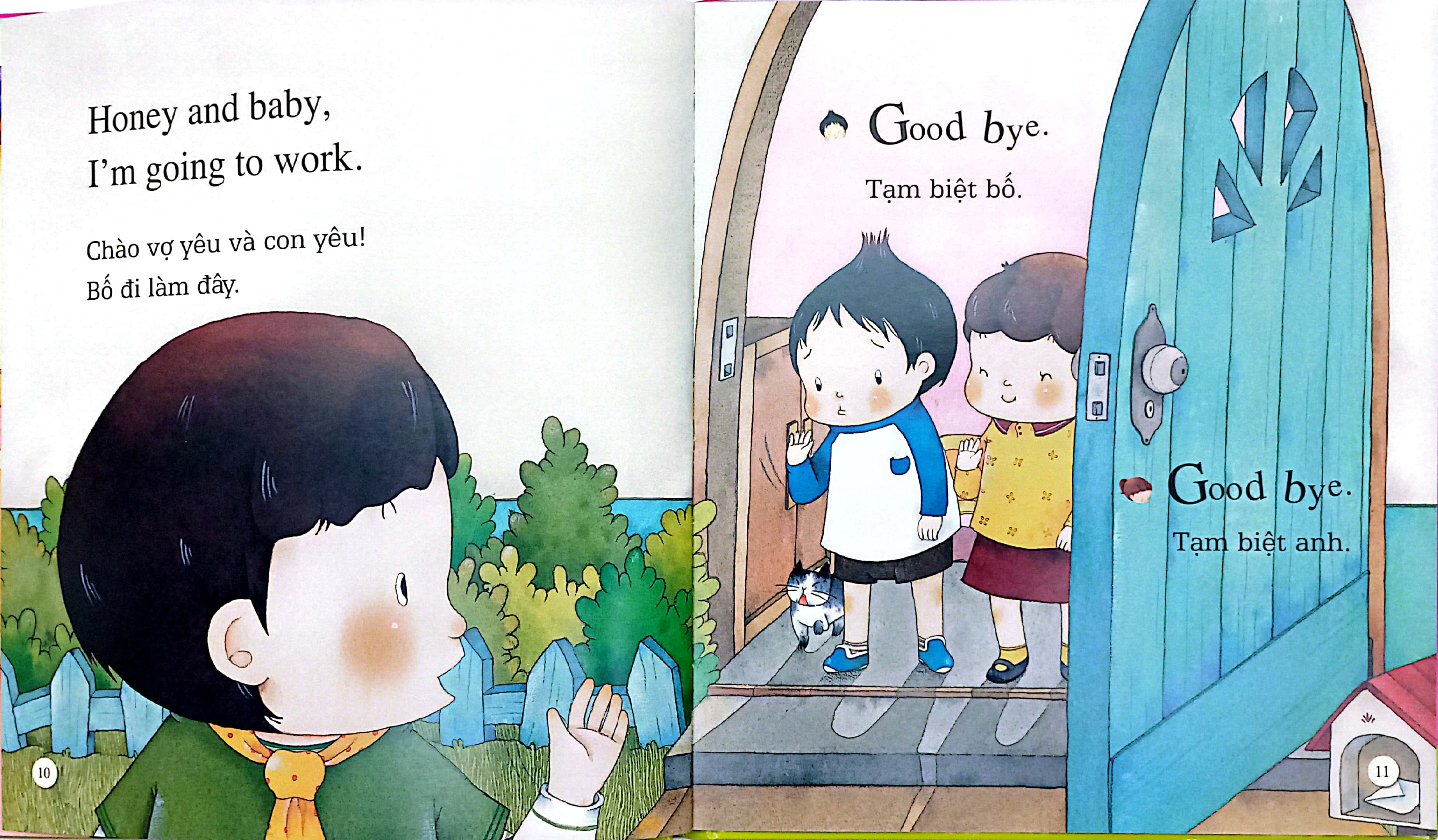 playtime in english - level 1 - let's play house - cùng chơi trò gia đình - Ảnh 6