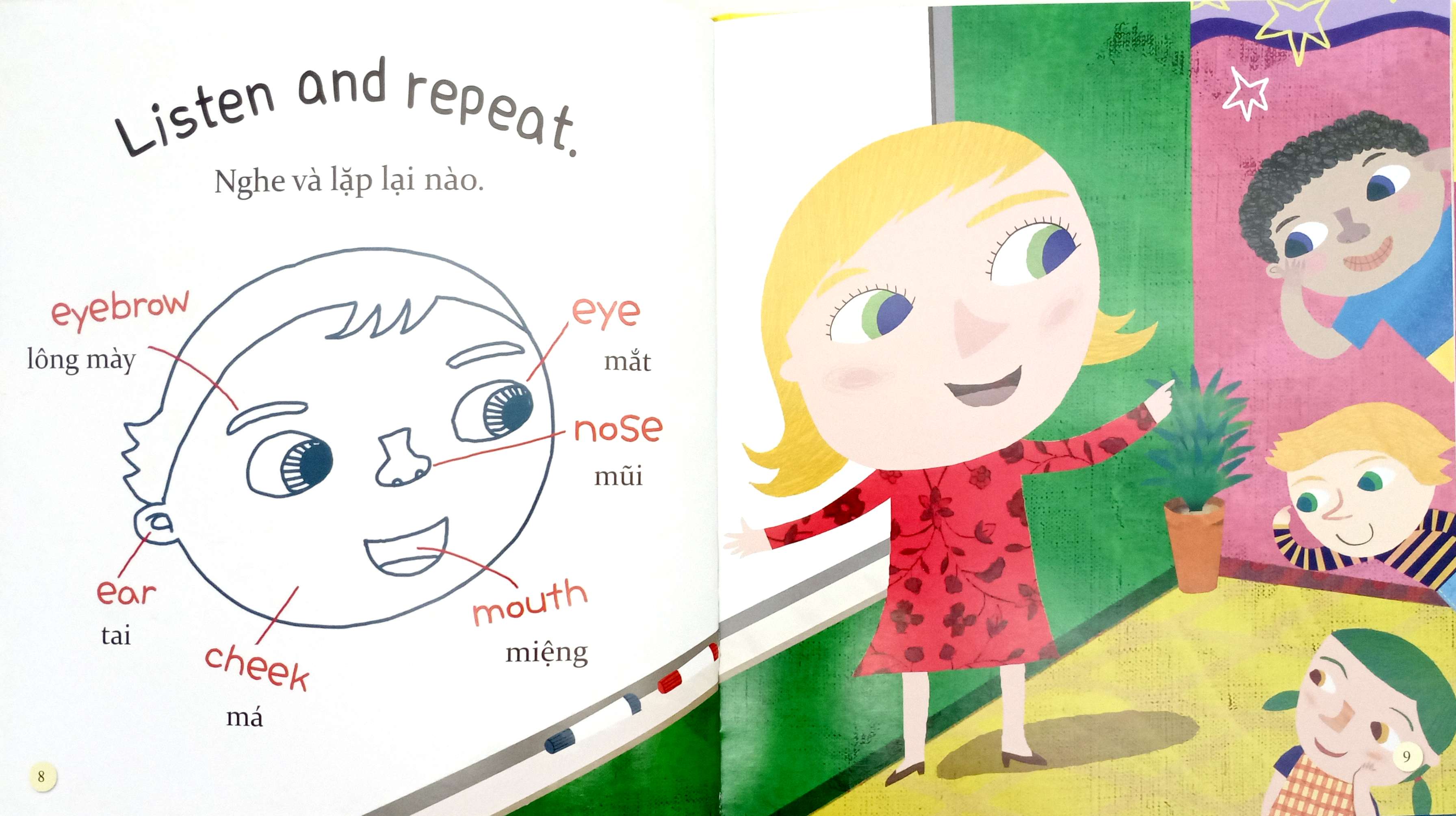 playtime in english - level 1 - simon says - simon nói - Ảnh 5