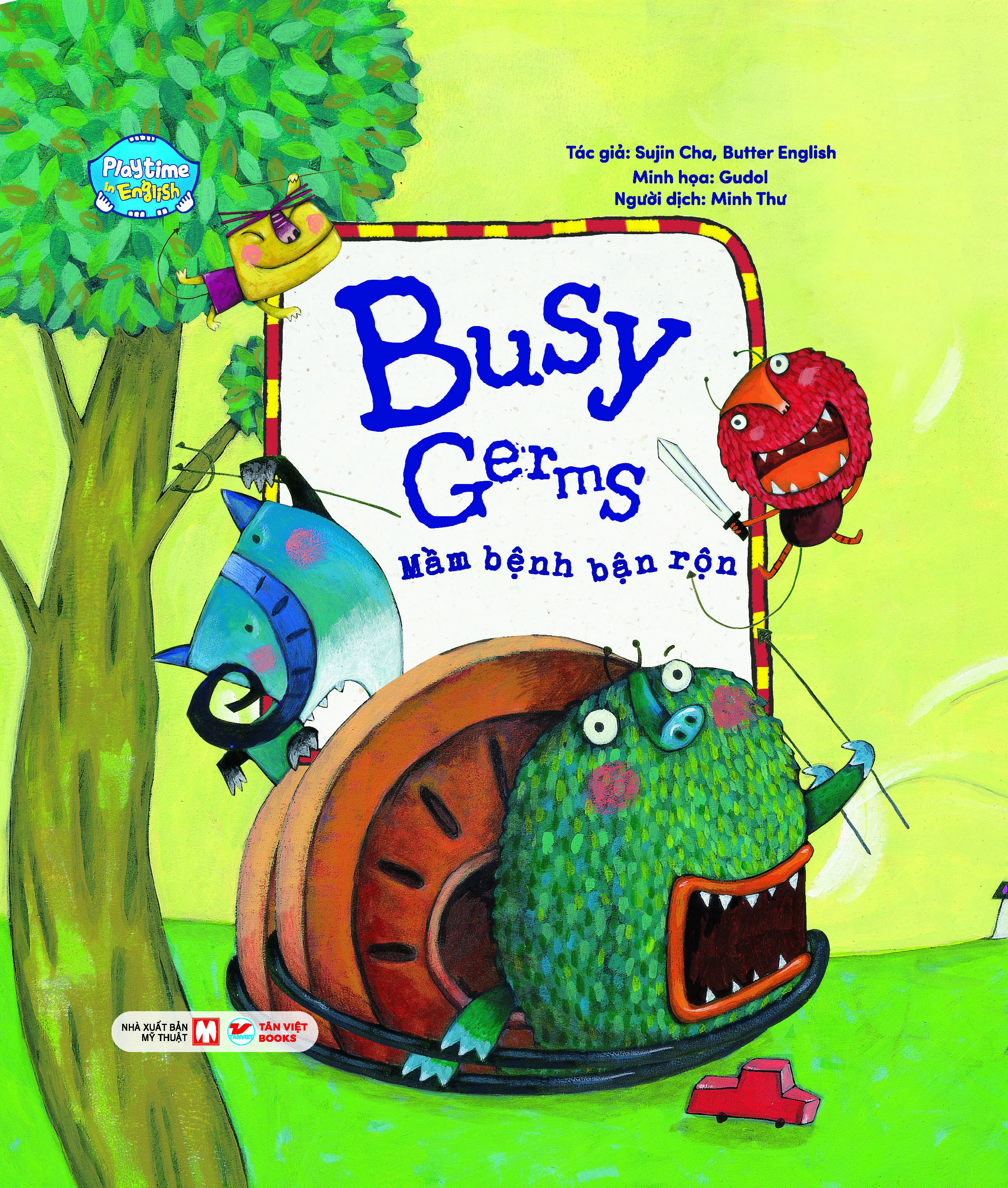 playtime in english - level 2 - busy germs - mầm bệnh bận rộn - Ảnh 3