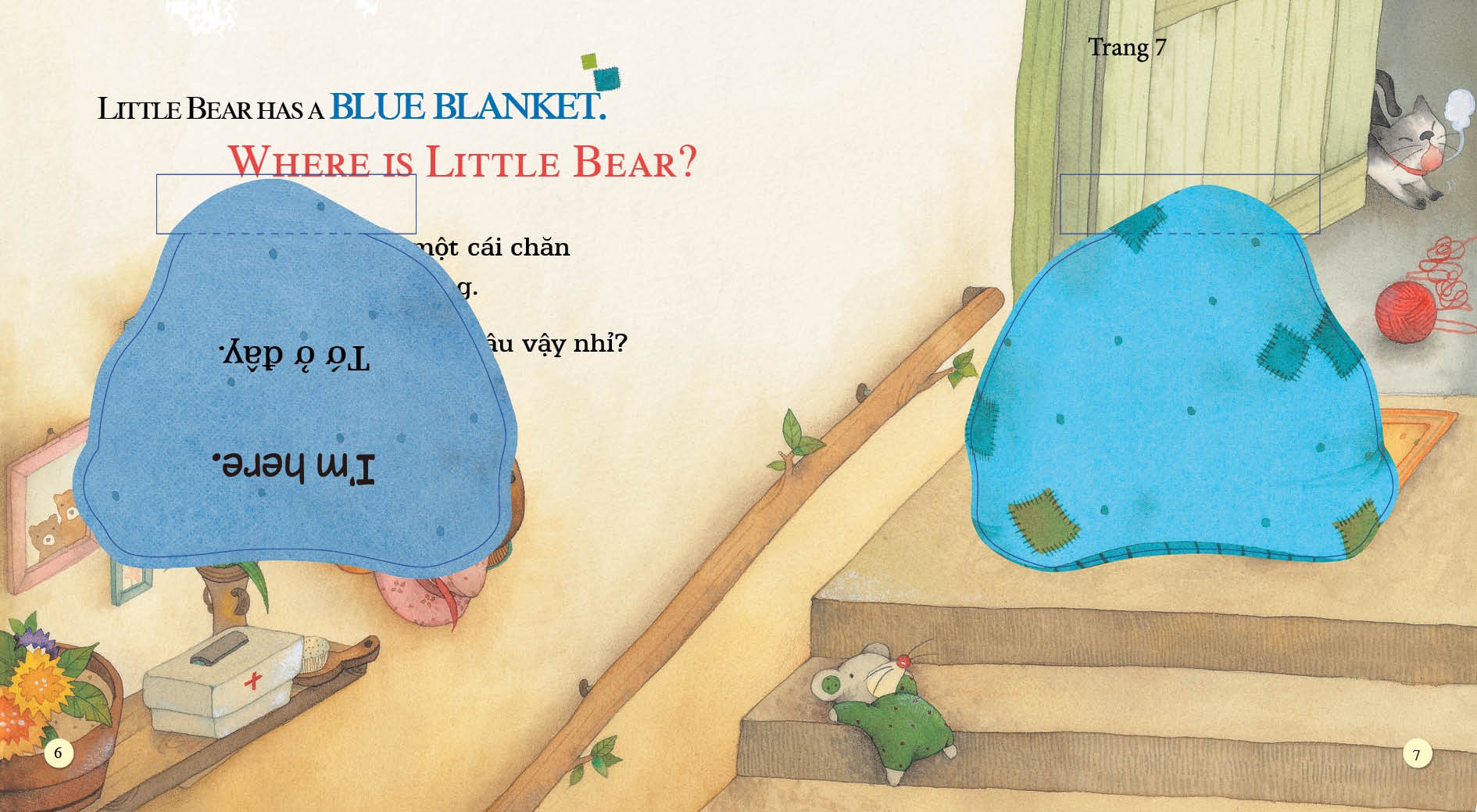 playtime in english - level 2 - little bears blanket - cái chăn của gấu con - Ảnh 4