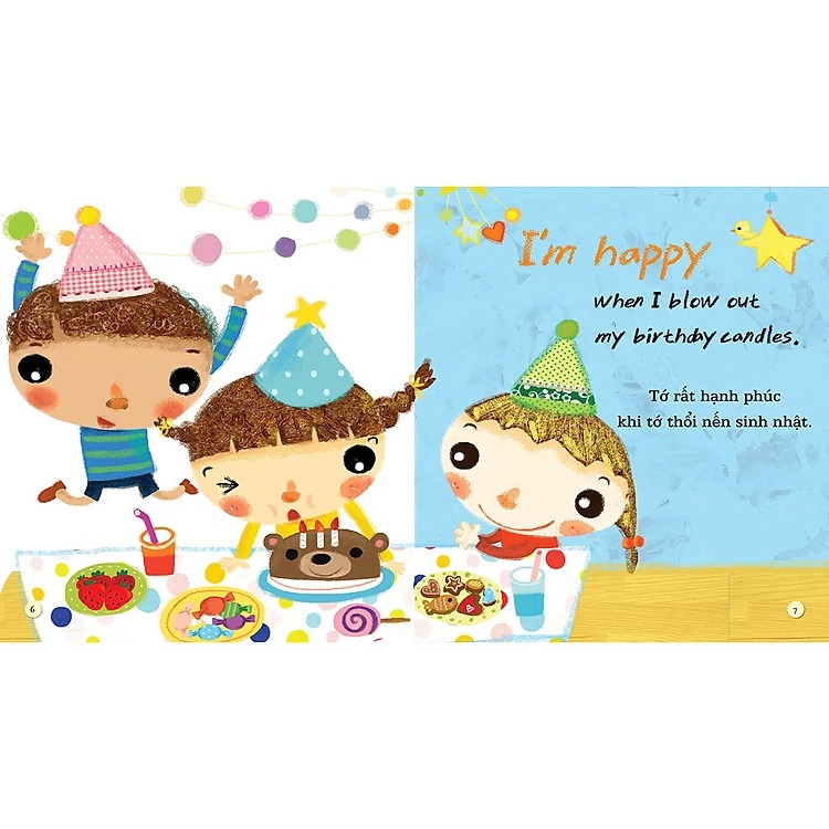 playtime in english - level 4 - i am happy - tớ rất hạnh phúc - Ảnh 4