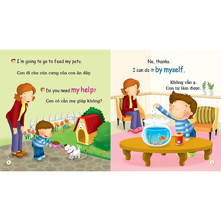 playtime in english - level 4 - i can do it by myself - con có thể tự làm được - Ảnh 4
