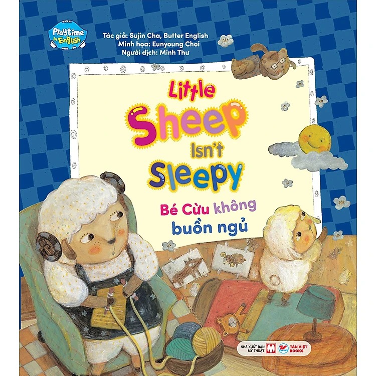 playtime in english - level 4 - little sheep isn't sleepy - bé cừu không buồn ngủ - Ảnh 3