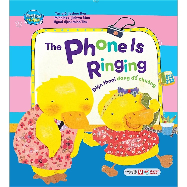 playtime in english - level 4 - the phone ls ringing - điện thoại đang đổ chuông - Ảnh 3