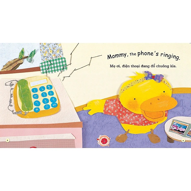 playtime in english - level 4 - the phone ls ringing - điện thoại đang đổ chuông - Ảnh 5