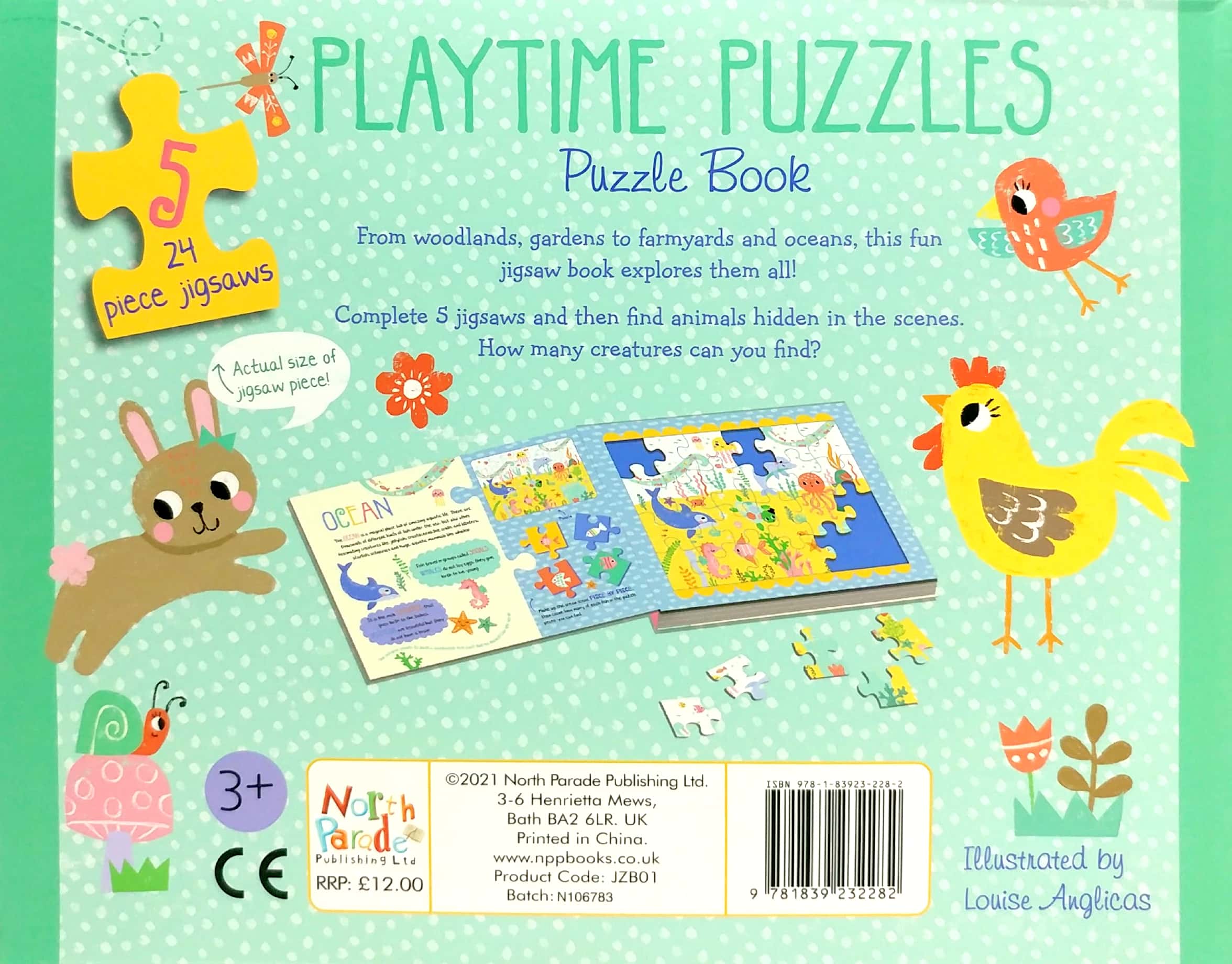 playtime puzzles - piece by piece puzzle books - Ảnh 5