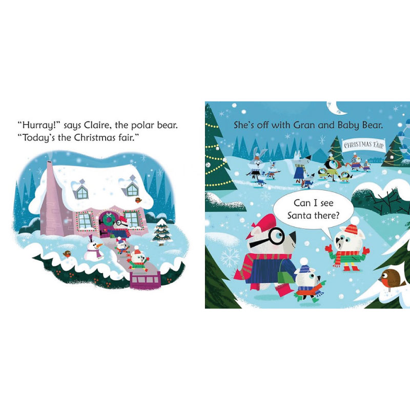 polar bear at the christmas fair - Ảnh 4