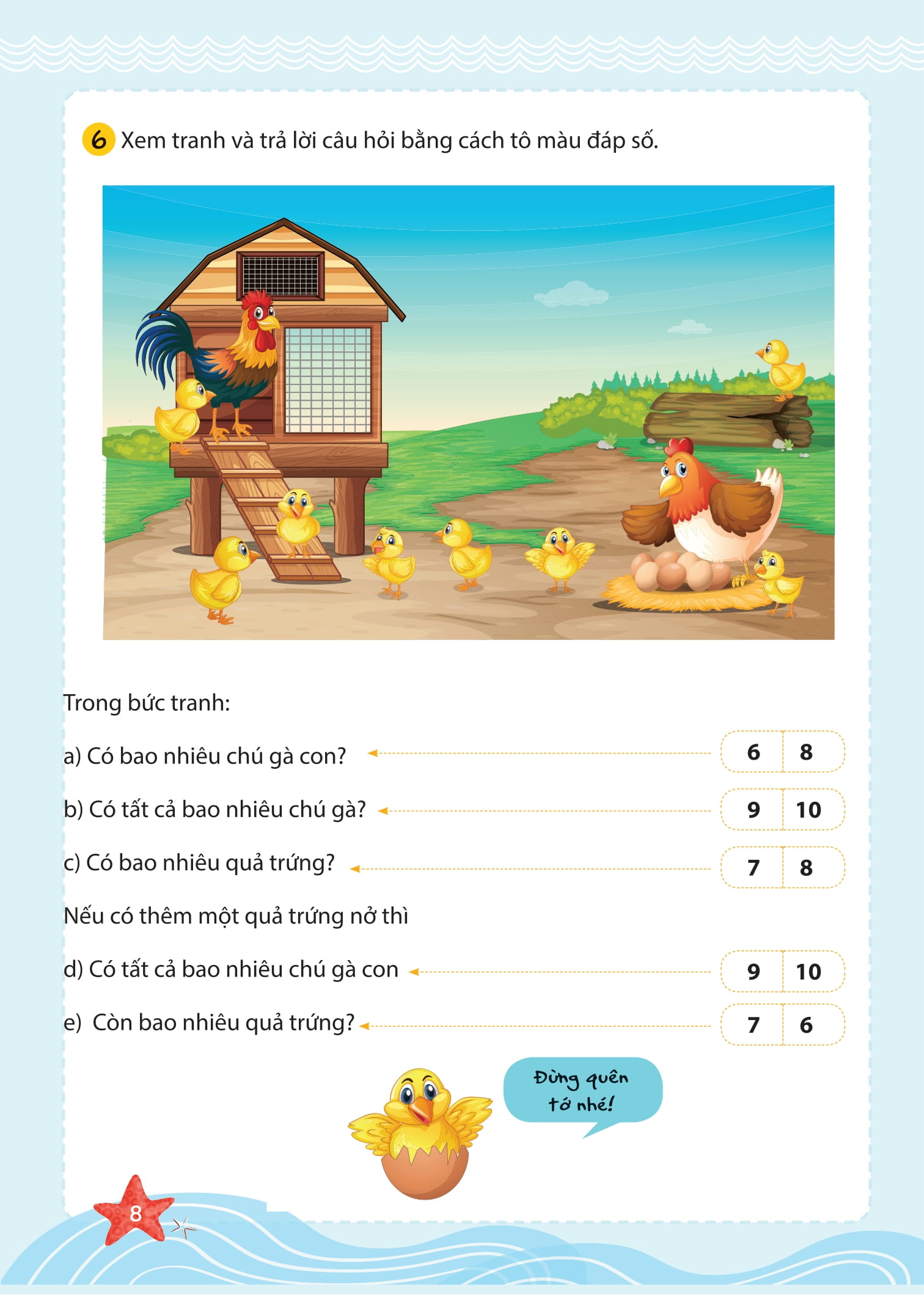 pomath - toán tư duy cho trẻ em - 6-7 tuổi - tập 1 - Ảnh 10