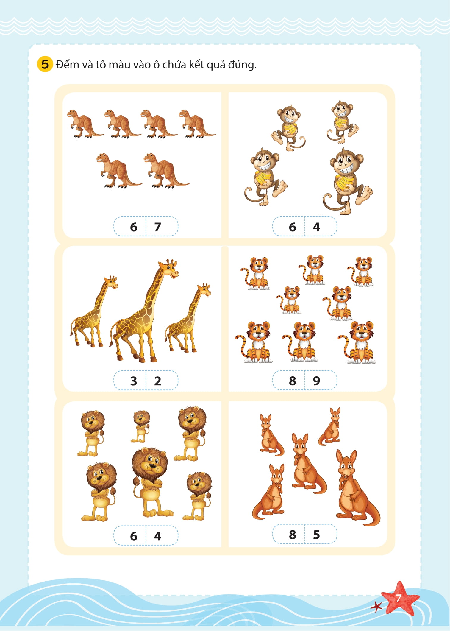 pomath - toán tư duy cho trẻ em - 6-7 tuổi - tập 1 - Ảnh 9