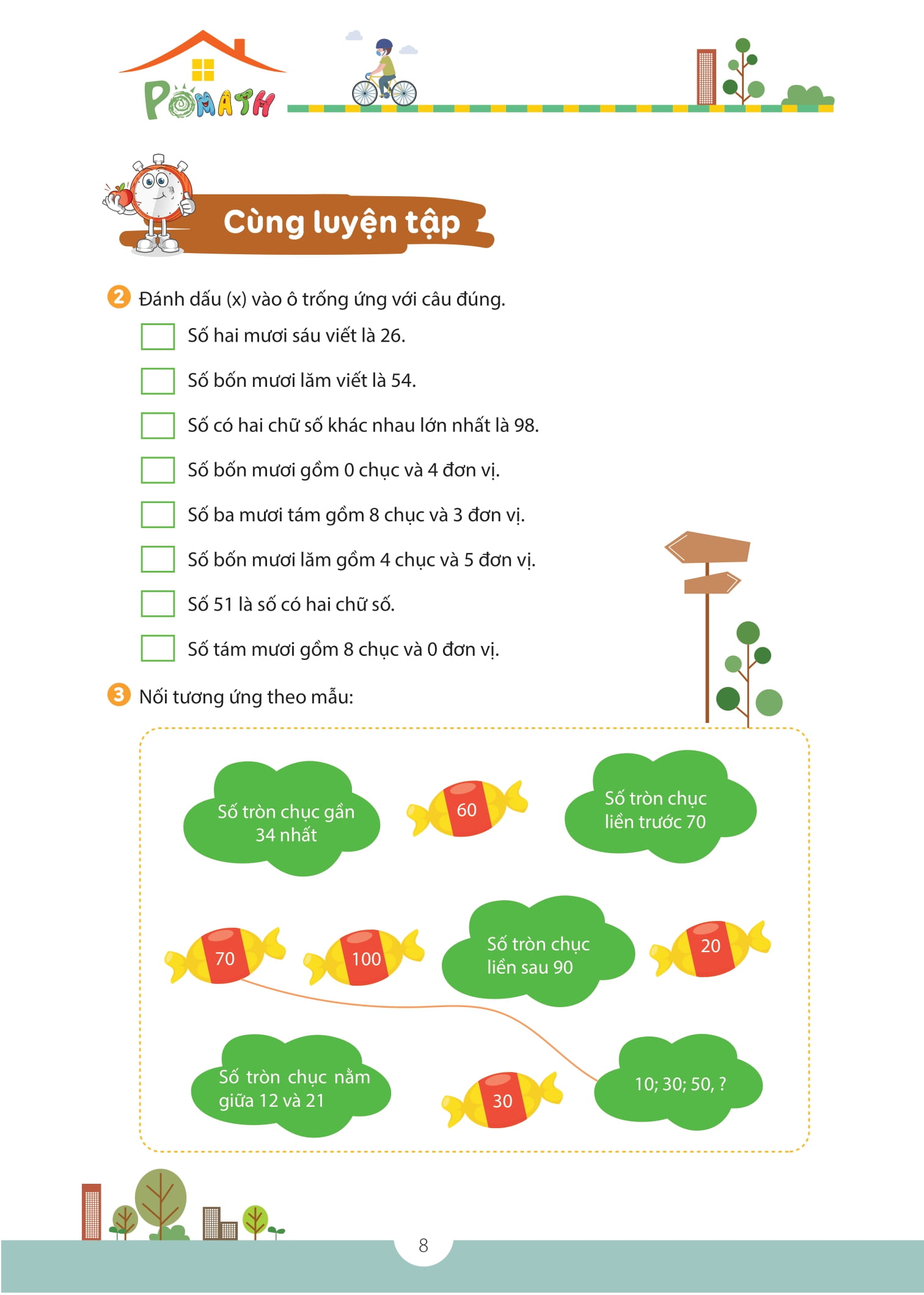 pomath - toán tư duy cho trẻ em - 7-8 tuổi - tập 1 - Ảnh 10