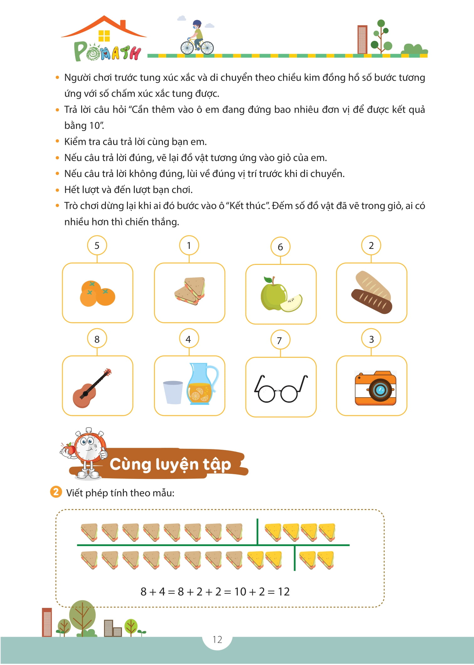 pomath - toán tư duy cho trẻ em - 7-8 tuổi - tập 1 - Ảnh 14