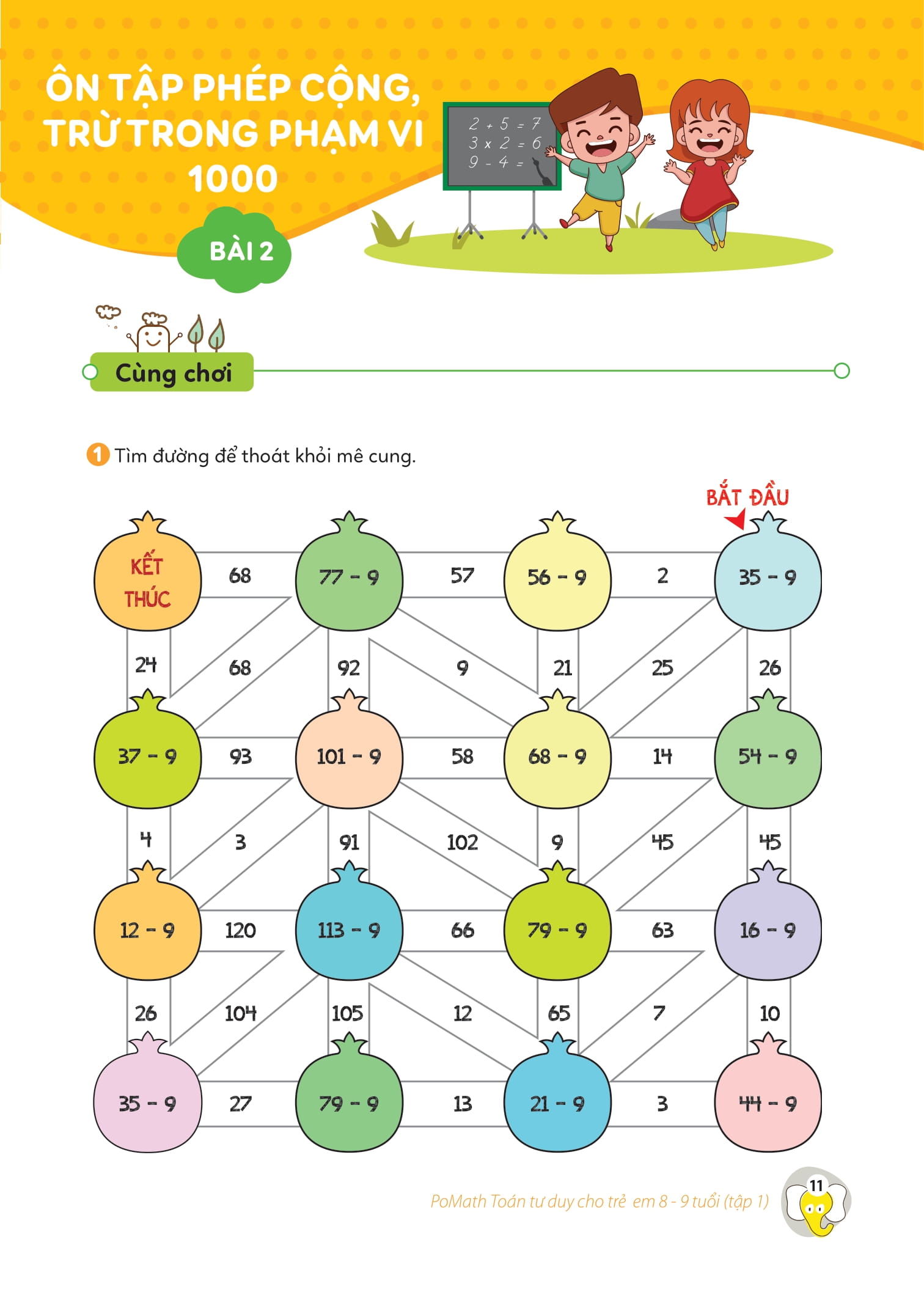 pomath - toán tư duy cho trẻ em 8-9 tuổi - tập 1 - Ảnh 13