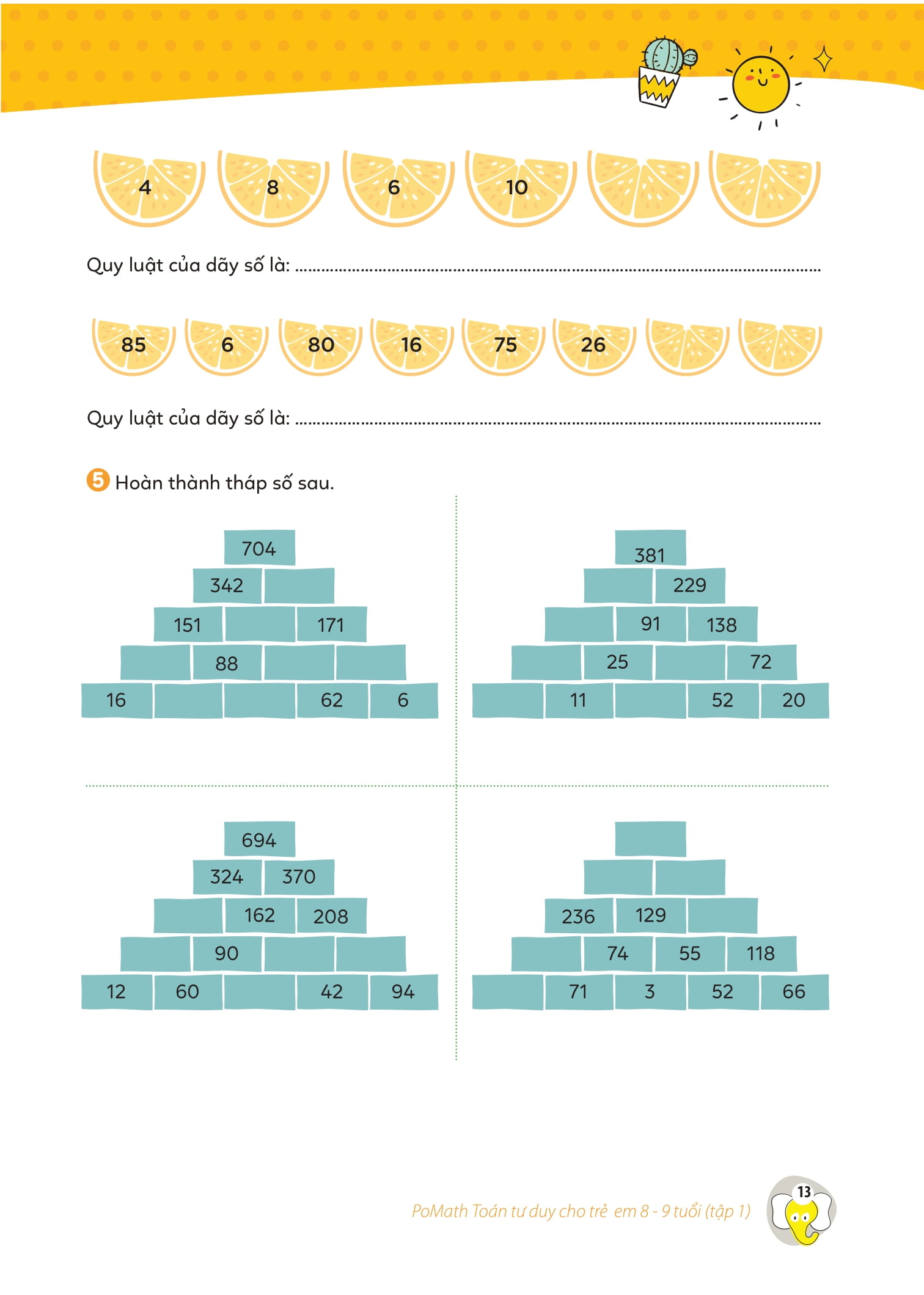 pomath - toán tư duy cho trẻ em 8-9 tuổi - tập 1 - Ảnh 15