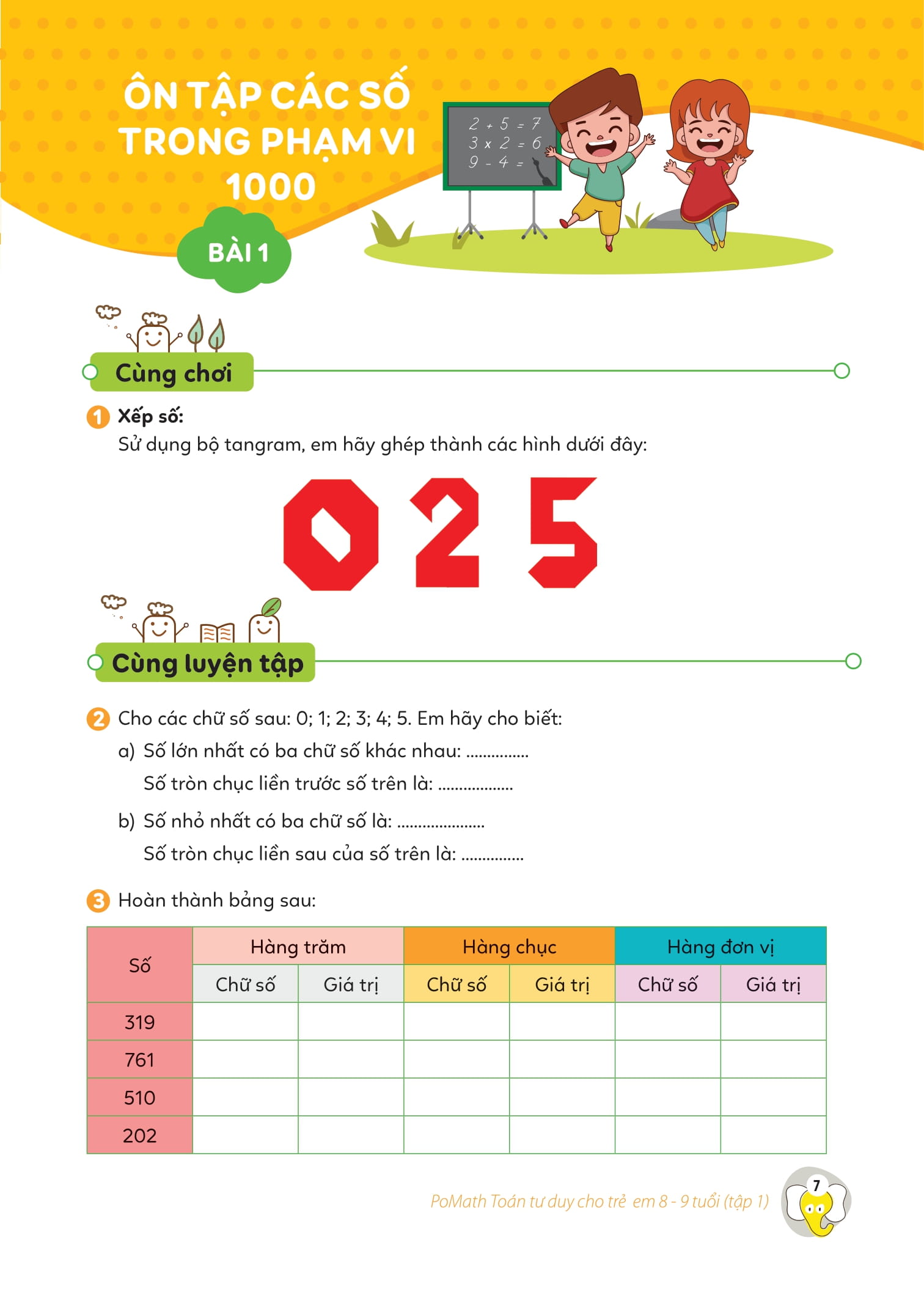 pomath - toán tư duy cho trẻ em 8-9 tuổi - tập 1 - Ảnh 9