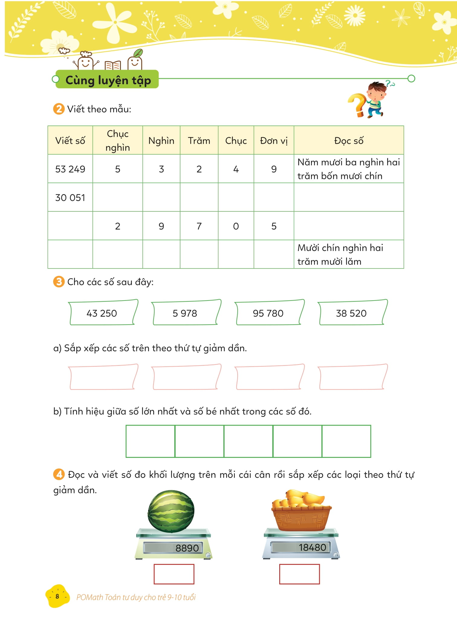 pomath - toán tư duy cho trẻ em 9-10 tuổi - tập 1 - Ảnh 10