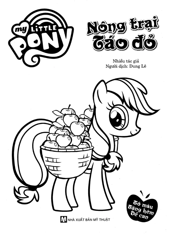 pony - tô màu nông trại táo đỏ (tái bản) - Ảnh 3