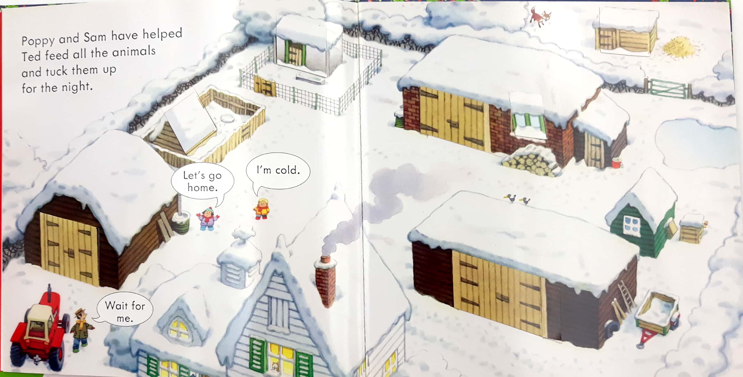 poppy and sam's lift-the-flap christmas (farmyard tales poppy and sam) - Ảnh 5