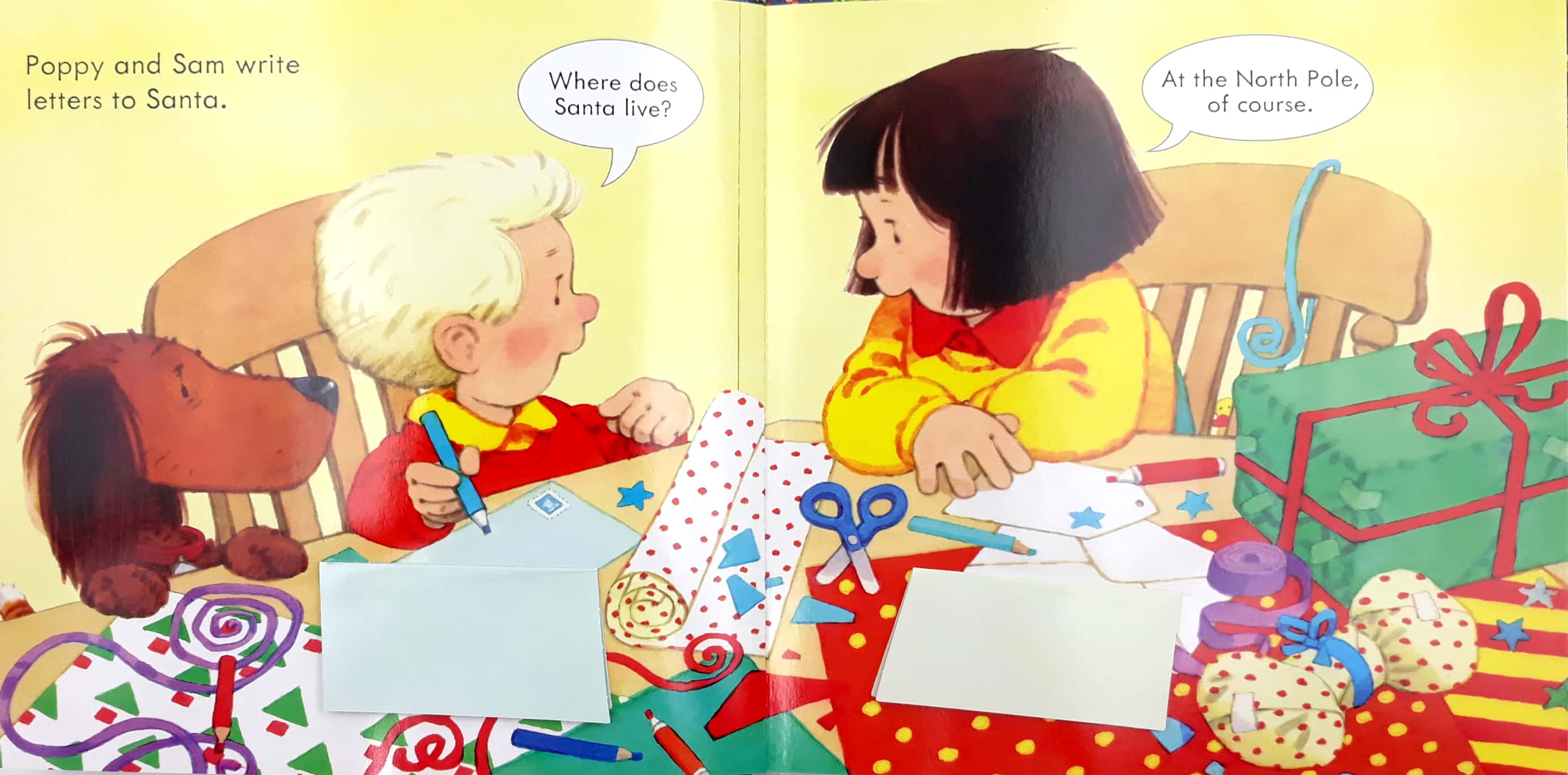 poppy and sam's lift-the-flap christmas (farmyard tales poppy and sam) - Ảnh 7